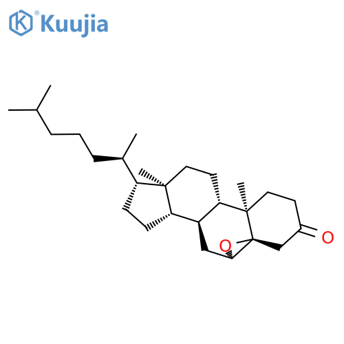 Cholestan-3-one, 5,6-epoxy-, (5a,6a)- structure