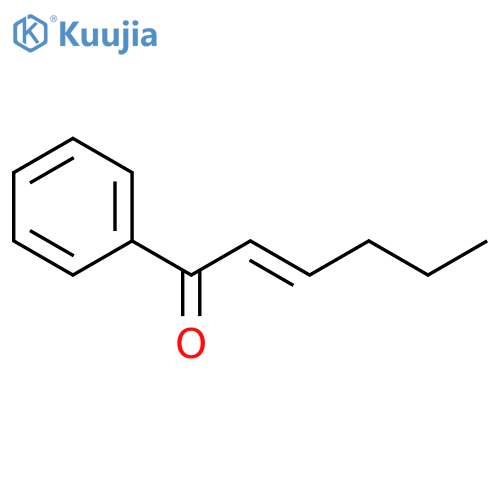 2-Hexen-1-one, 1-phenyl-, (2E)- structure