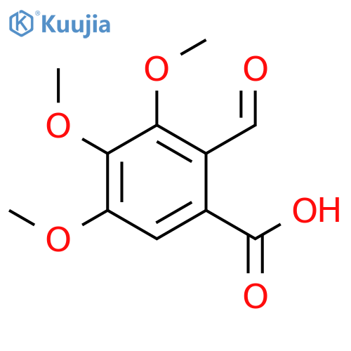 Benzoic acid, 2-formyl-3,4,5-trimethoxy- structure