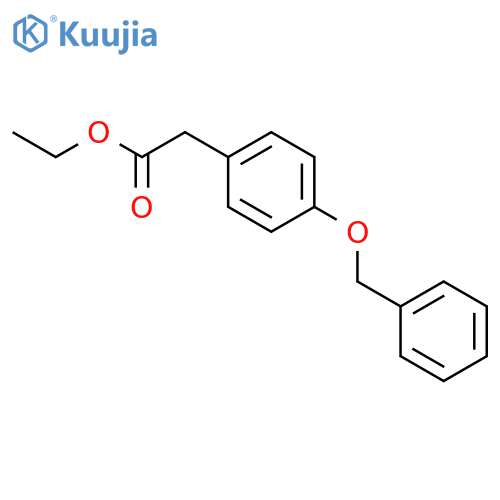 Benzeneacetic acid,4-(phenylmethoxy)-, ethyl ester structure