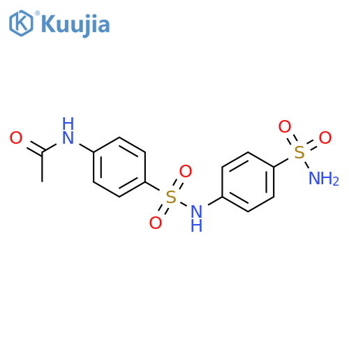 N-{4-[(4-sulfamoylphenyl)sulfamoyl]phenyl}acetamide structure