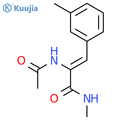 2-Propenamide, 2-(acetylamino)-N-methyl-3-(3-methylphenyl)-, (2Z)- structure