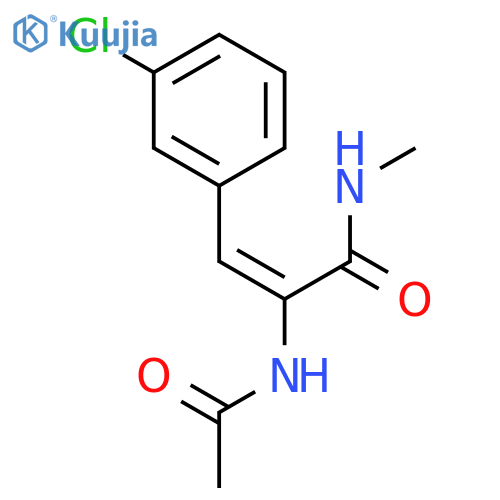 2-Propenamide, 2-(acetylamino)-3-(3-chlorophenyl)-N-methyl-, (2E)- structure