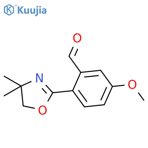 BENZALDEHYDE, 2-(4,5-DIHYDRO-4,4-DIMETHYL-2-OXAZOLYL)-5-METHOXY- structure