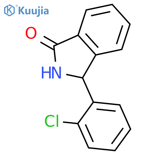 1H-Isoindol-1-one, 3-(2-chlorophenyl)-2,3-dihydro- structure