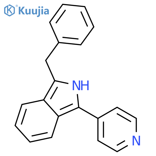 2H-Isoindole, 1-(phenylmethyl)-3-(4-pyridinyl)- structure