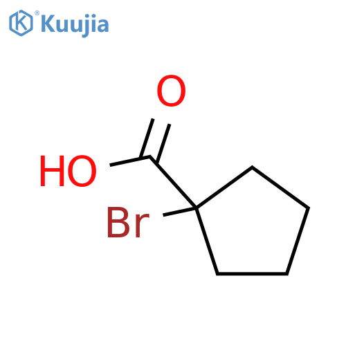 1-bromocyclopentane-1-carboxylic acid structure