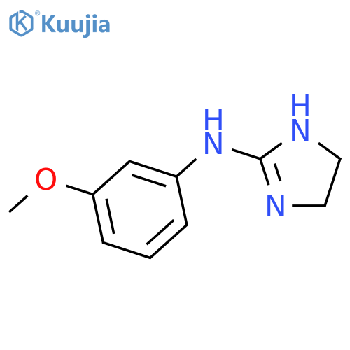 1H-Imidazol-2-amine, 4,5-dihydro-N-(3-methoxyphenyl)- structure