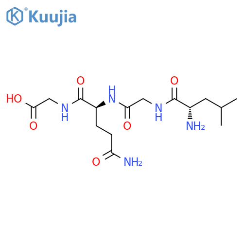 GLYCINE, L-LEUCYLGLYCYL-L-GLUTAMINYL- structure