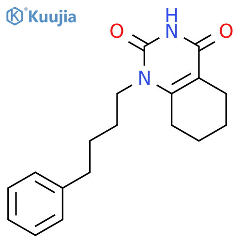 2,4(1H,3H)-Quinazolinedione, 5,6,7,8-tetrahydro-1-(4-phenylbutyl)- structure