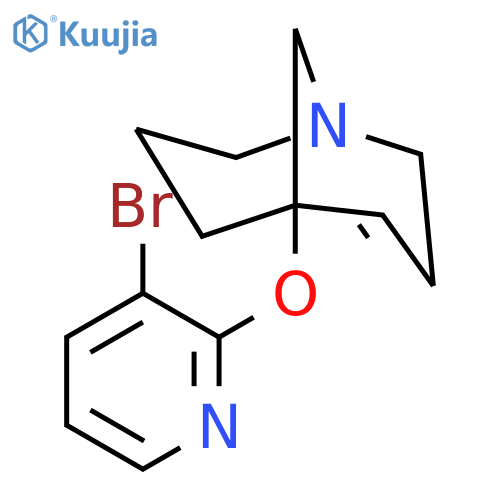 1-Azabicyclo[3.3.1]non-3-ene, 5-[(3-bromo-2-pyridinyl)oxy]- structure
