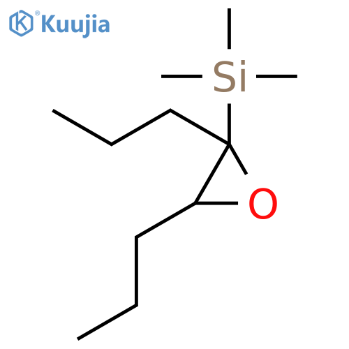 Silane, (2,3-dipropyloxiranyl)trimethyl- structure