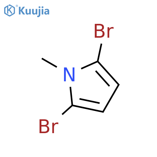 1H-Pyrrole, 2,5-dibromo-1-methyl- structure