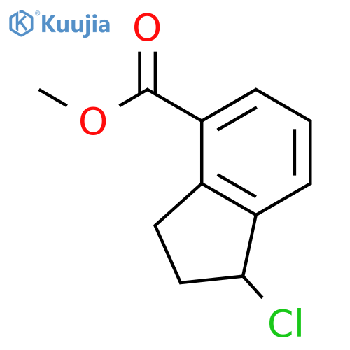 1H-Indene-4-carboxylic acid, 1-chloro-2,3-dihydro-, methyl ester structure