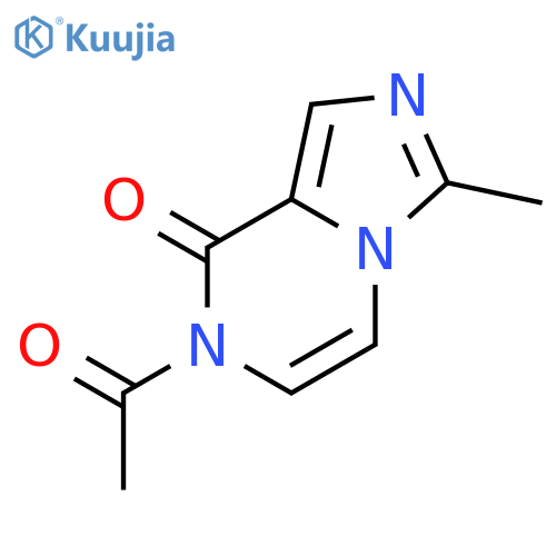 7-acetyl-3-methyl-Imidazo[1,5-a]pyrazin-8(7H)-one structure