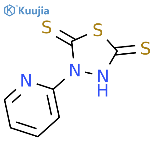 3-(Pyridin-2-yl)-1,3,4-thiadiazolidine-2,5-dithione structure
