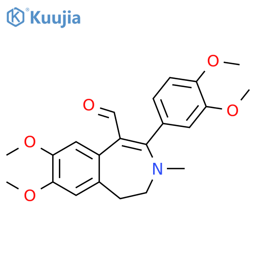 1H-3-Benzazepine-5-carboxaldehyde,4-(3,4-dimethoxyphenyl)-2,3-dihydro-7,8-dimethoxy-3-methyl- structure