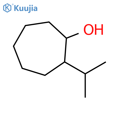 2-(propan-2-yl)cycloheptan-1-ol structure