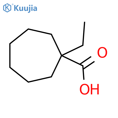 1-Ethylcycloheptane-1-carboxylic acid structure