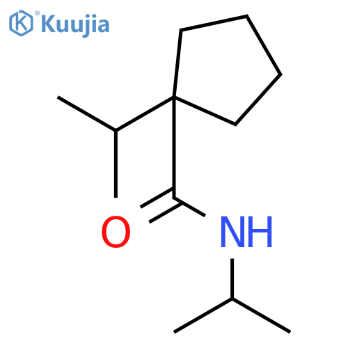 CYCLOPENTANECARBOXAMIDE, N,1-BIS(1-METHYLETHYL)- structure