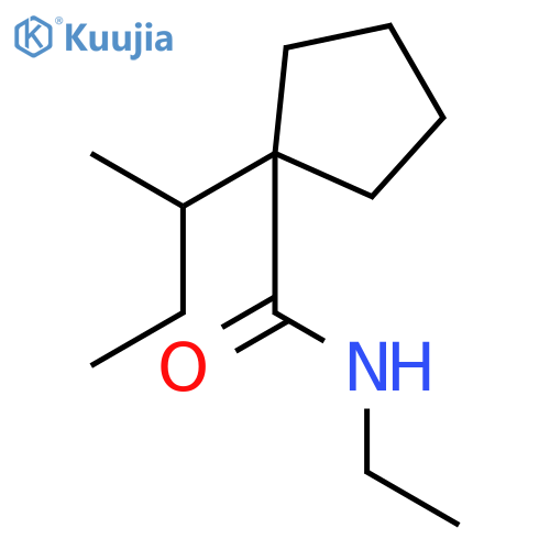 CYCLOPENTANECARBOXAMIDE, N-ETHYL-1-(1-METHYLPROPYL)- structure