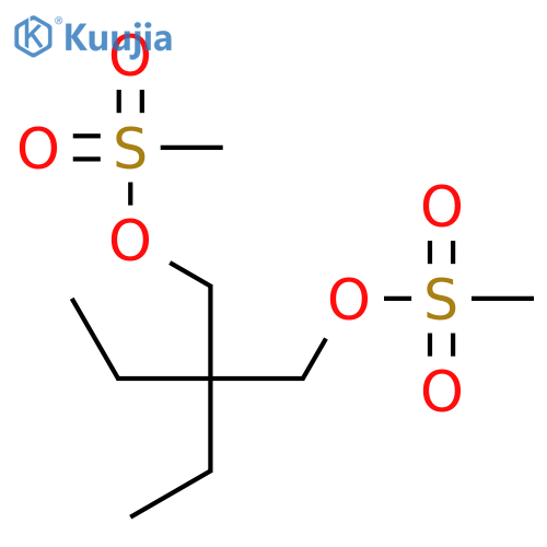 2-ethyl-2-{[(methylsulfonyl)oxy]methyl}butyl methanesulfonate structure