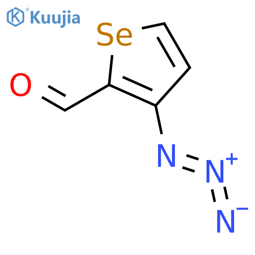 2-Selenophenecarboxaldehyde, 3-azido- structure