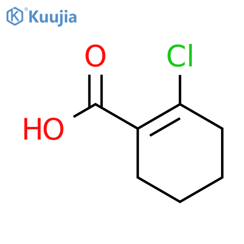 2-chlorocyclohex-1-ene-1-carboxylic acid structure