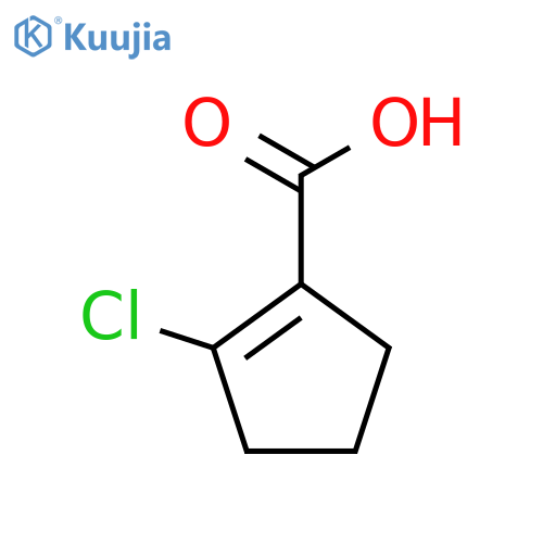 2-chlorocyclopent-1-ene-1-carboxylic acid structure