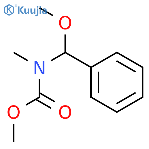 Carbamic acid, (methoxyphenylmethyl)methyl-, methyl ester structure