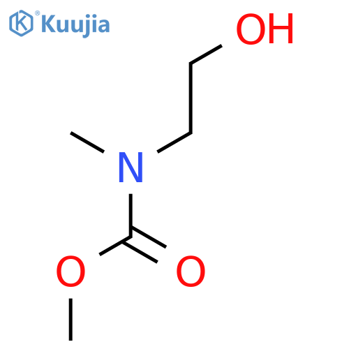 methyl N-(2-hydroxyethyl)-N-methylcarbamate structure