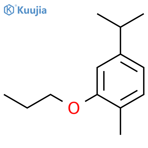 BENZENE, 1-METHYL-4-(1-METHYLETHYL)-2-PROPOXY- structure