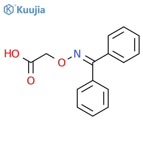 ACETIC ACID, [[(DIPHENYLMETHYLENE)AMINO]OXY]- structure