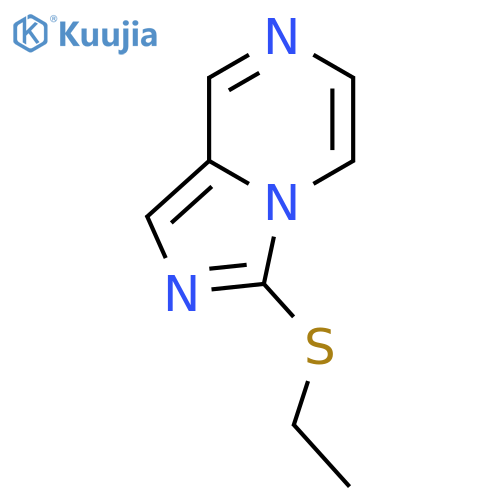 Imidazo[1,5-a]pyrazine,3-(ethylthio)- structure