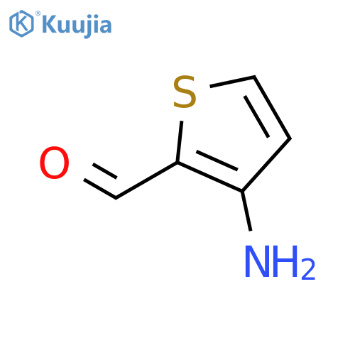 3-Aminothiophene-2-carbaldehyde structure