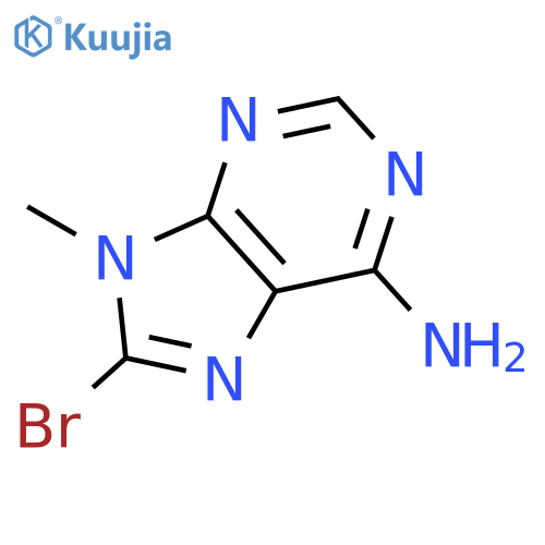 8-Bromo-9-methyl-9H-adenine structure