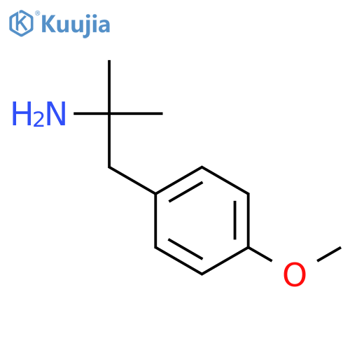 1-(4-methoxyphenyl)-2-methylpropan-2-amine structure