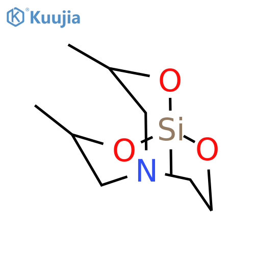 2,8,9-Trioxa-5-aza-1-silabicyclo[3.3.3]undecane, 1,3,7-trimethyl- structure