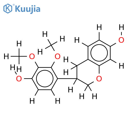 (+-)-4'.7-Dihydroxy-2'.3'-dimethoxyisoflavan structure