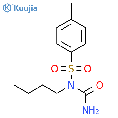 Benzenesulfonamide, N-(aminocarbonyl)-N-butyl-4-methyl- structure