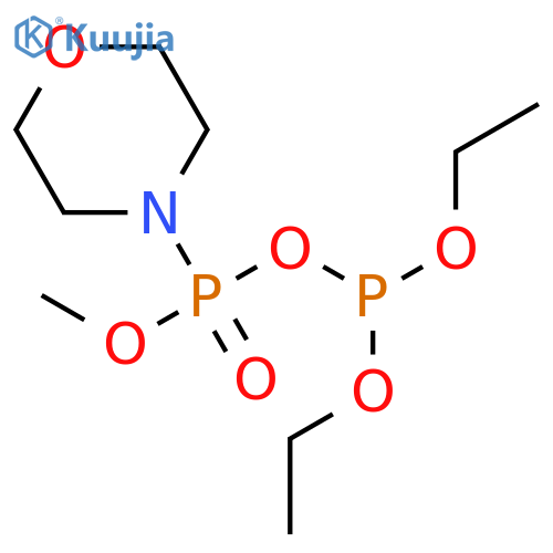 diethyl (methoxy-morpholino-phosphoryl) phosphite structure