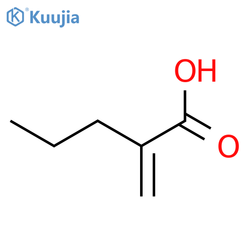 2-methylidenepentanoic acid structure