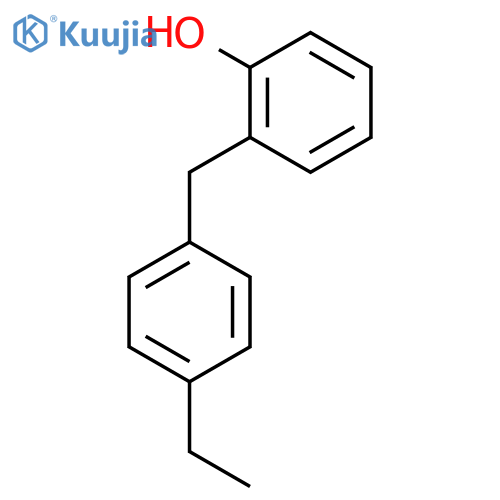 Phenol, 2-[(4-ethylphenyl)methyl]- structure