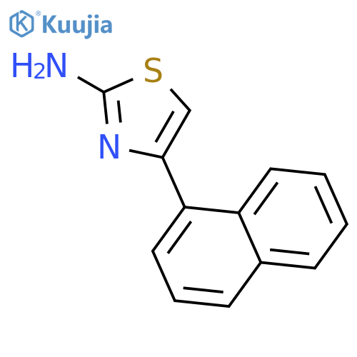 4-(naphthalen-1-yl)-1,3-thiazol-2-amine structure