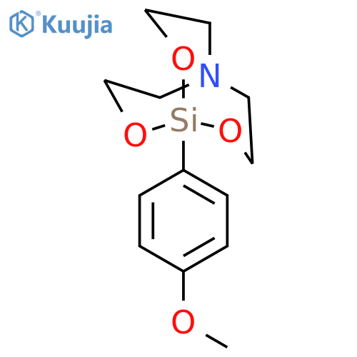 2,8,9-Trioxa-5-aza-1-silabicyclo[3.3.3]undecane, 1-(4-methoxyphenyl)- structure