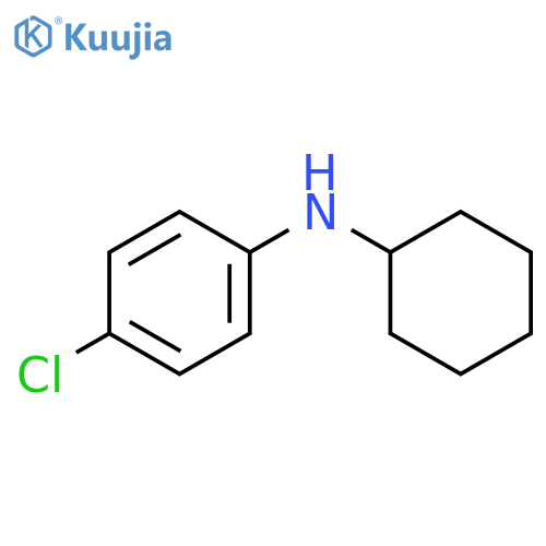 4-chloro-N-cyclohexylaniline structure