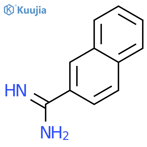 naphthalene-2-carboximidamide structure