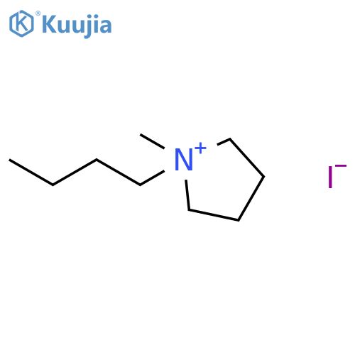Pyrrolidinium, 1-butyl-1-methyl-, iodide structure