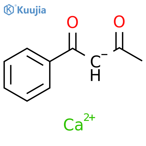 1,3-Butanedione, 1-phenyl-, ion(1-), calcium (2:1) structure