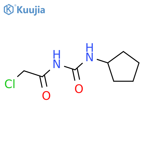 3-(2-chloroacetyl)-1-cyclopentylurea structure